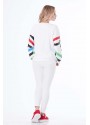 ÇİZGİLİ DESENLİ SWEAT